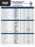 Rol de Examenes Parciales 2021-2 Ing. de Sistemas y Computación