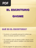 El Escritorio Gnome