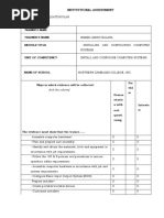 INSTITUTIONAL ASSESSMENT Merged Contents