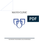 Mayo Clinic: Cbap Project For Business Analysis Program