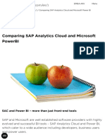 Comparing SAP Analytics Cloud and Microsoft Power BI - Datavard
