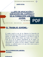 TEMA 2 Ámbito de Aplicación y Ejecución Del Capítulo I de La Formación Laboral Juvenil