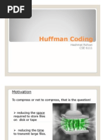 Huffman Coding