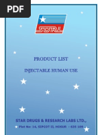 Injection Product List H