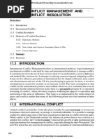 Unit 11 Conflict Management and Conflict Resolution: Structure