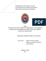 Ok 4 Tesis Maestria Planificacion y Nivel Ejec Pttal y Finan de Py Inversion Goreaqp 2016, Arequipa 2017