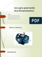 Motores para Generación Eléctrica (Estacionarios)