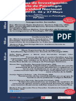 Cronograma Jornadas Investigación PIP-UNA I-2022