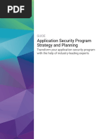 Application Security Program Strategy and Planning: Guide