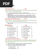 4-Field Status, Document Types and Posting Keys