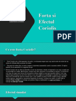 Forta Si Efectul Coriolis