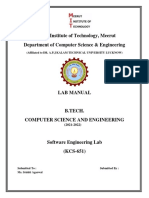 Software Engineering Lab Manual