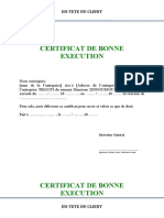 Attestation de Bonne Fin Dexecution