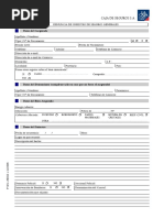 Formulario de Denuncia de Siniestro de RC