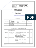 Prithav Bang CurriculumVitae