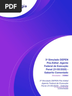 3º Simulado DEPEN Pós-Edital - Gabarito Comentado