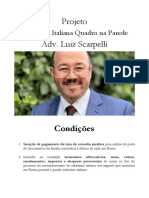 Projeto Cidadania Italiana - Quadro Na Parede - Adv. Luiz Scarpelli