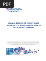 1.1. Instructivo Conectividad SOAP DataCredito Experian v1.2