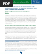 Policy Brief: The Role of Traditional Justice Institutions in Peacebuilding: Lessons Learned From The Gereb in Northeast Ethiopia