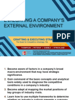 Evaluating A Company'S External Environment