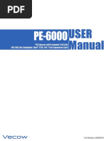 User Manual PE-6000