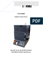 Manuale Di Istruzioni Instruction Manual: Asphalt Content Tester