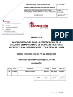 Bases de Licitación Ie 14064 (La Unión)