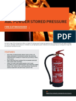 Abc Powder Stored Pressure: Fire Extinguisher