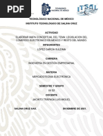 Mapa Conceptual de La Legislacion Del Comercio Electronico en México y en El Mundo