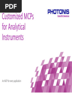 Customized Mcps For Analytical Instruments: An MCP For Every Application