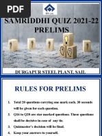 Samriddhi Women's Quiz 2022 - Prelims