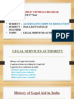 Name: - Class: LLB 2 - Roll No: - Subject: - Subject: Prof.A.Kottapalle - Topic: Legal Services Authority