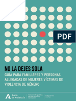 No La Dejes Sola. Guía para Familiares y Personas Allegadas de Mujeres Víctimas de Violencia de Género