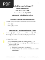 Ficha de Exercicios 3 Calculo IV ISPTEC 09-04-2022