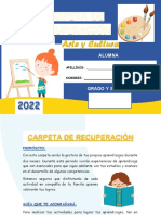 Carpeta de Recuperacion - Arte y Cultura - 2022