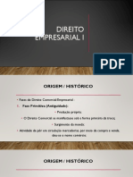 Direito Empresarial I - Aula 1