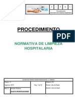 Normativa de Higiene Hospitalaria