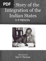 The Story of The Integration of The Indian States - V. P. Menon