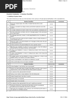 Heuristic Evaluation - A System Checklist