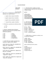 Lista 2 - Geometria Molecular