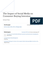 The Impact of Social Media On Consumer Buying Intention: Michael Pütter