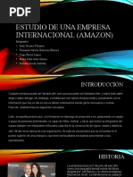 Estudio de Una Empresa Internacional (Amazon)