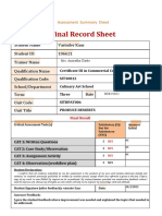 Varinder Kaur 106621 SITHPAT006 Assessment