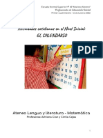 Ateneo Matemática y Alfabetización. Prof. de Educ. Inicial 2022