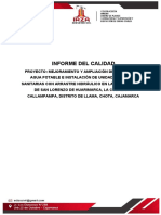 Informe de Calidad