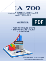 Auditoria Financiera Nia700