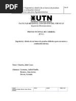 B-PFC-1804D "Ingeniería y Diseño de Un Banco de Pruebas para Un Motor A Combustión Interna" Carátula-Resumen Ejecutivo-Agradecimientos