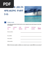 Weather (Ielts Speaking Part 2-3)