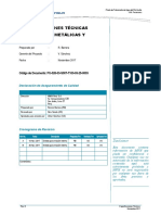 Especificaciones Técnicas Estructuras Metálicas Y Misceláneos