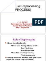 Reprocessing of Nuclear Fuel